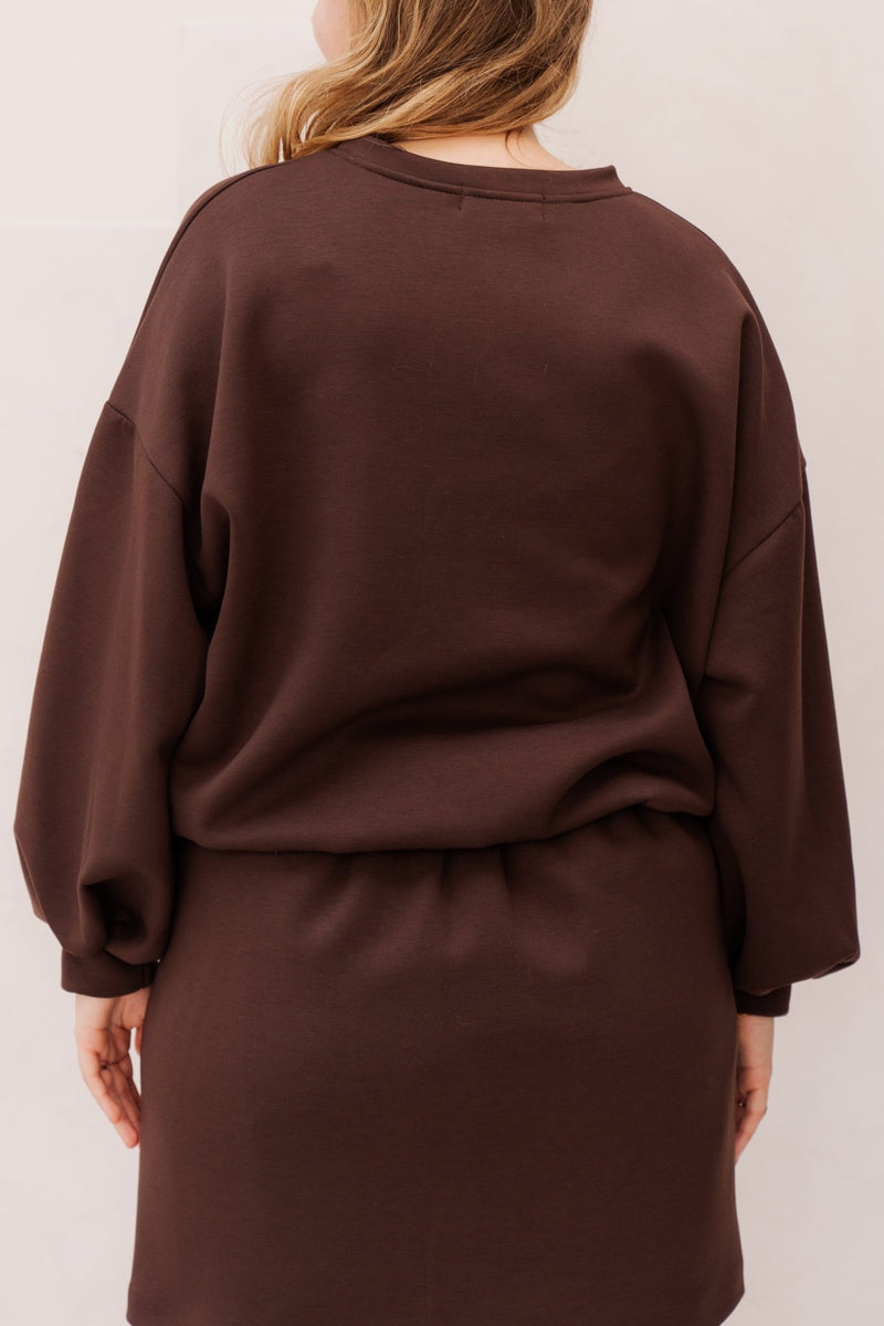 Bibi sweater brown - Bij Keesje - Bij Keesje