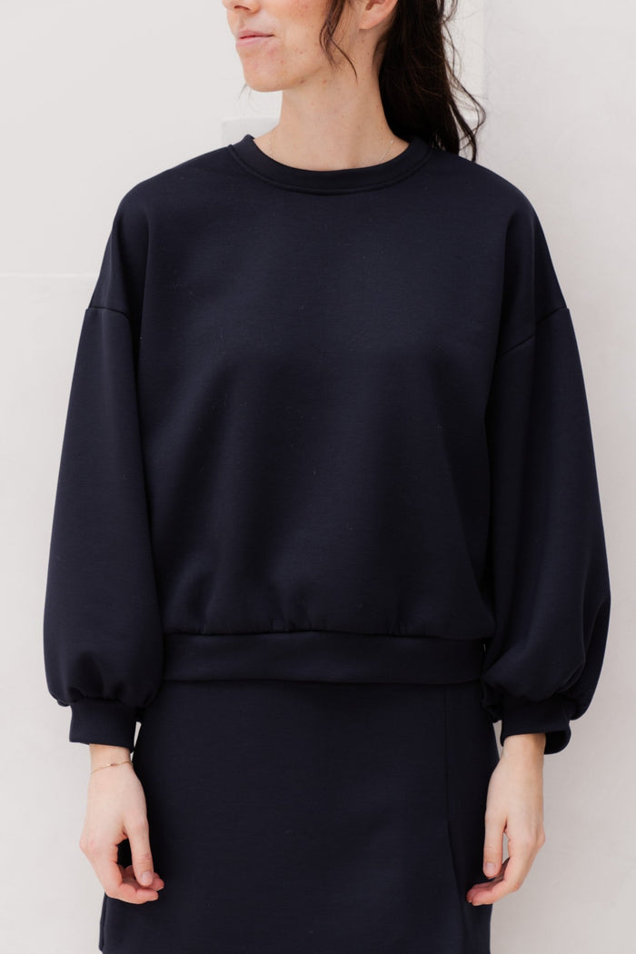 Bibi sweater darkblue - Bij Keesje - Bij Keesje