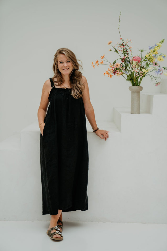 Black summer dress - Bij Keesje - Bij Keesje - Jurk