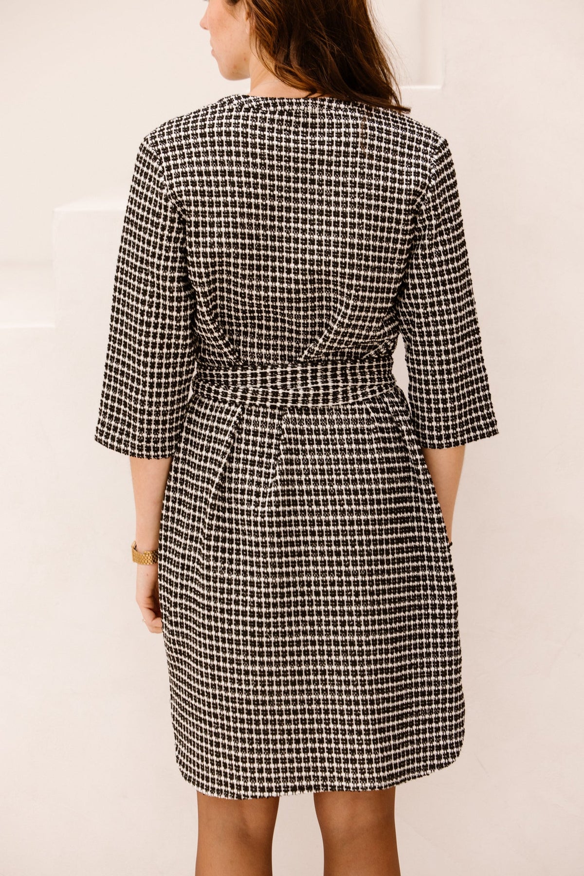 Blake dress black bouclé - Bij Keesje - Elvira