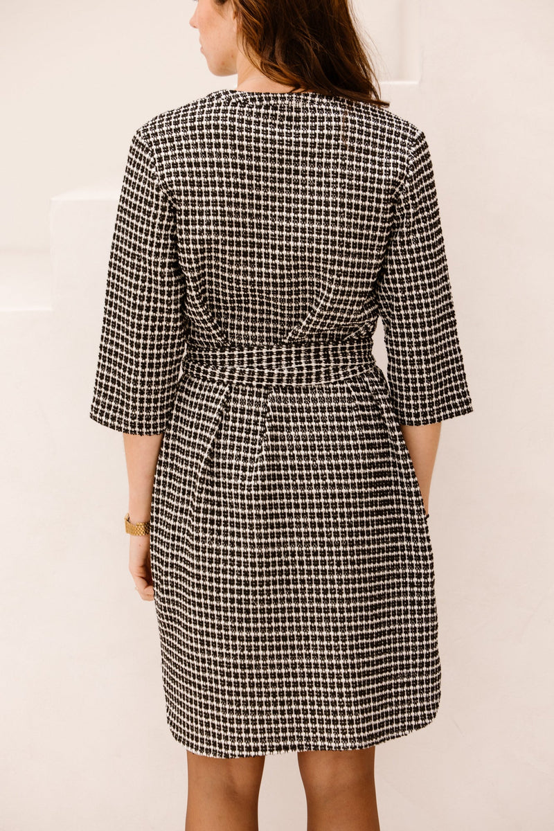 Blake dress black bouclé - Bij Keesje - Elvira