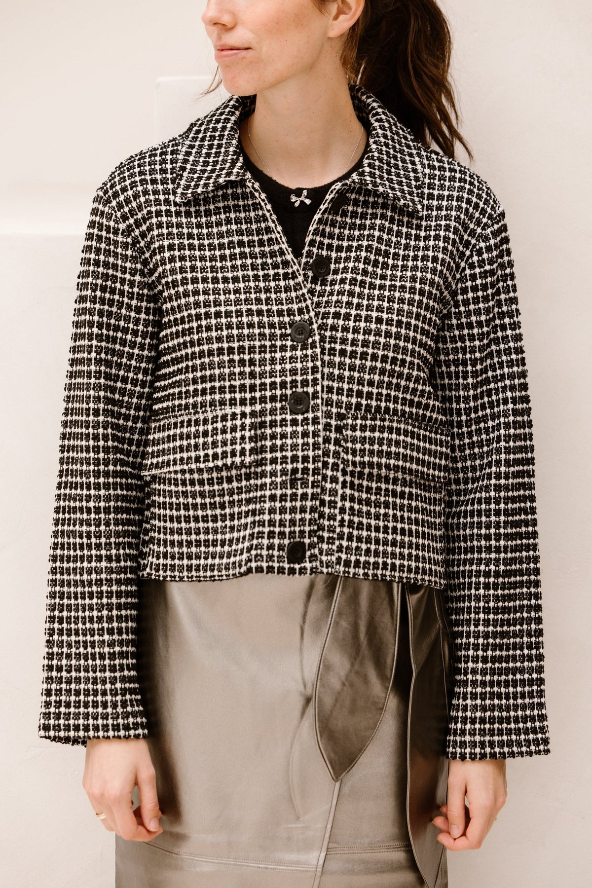 Blake jacket black bouclé - Bij Keesje - Elvira