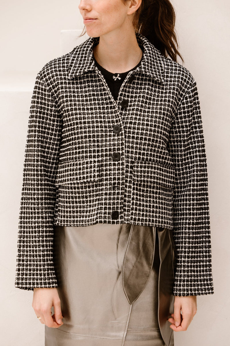 Blake jacket black bouclé - Bij Keesje - Elvira