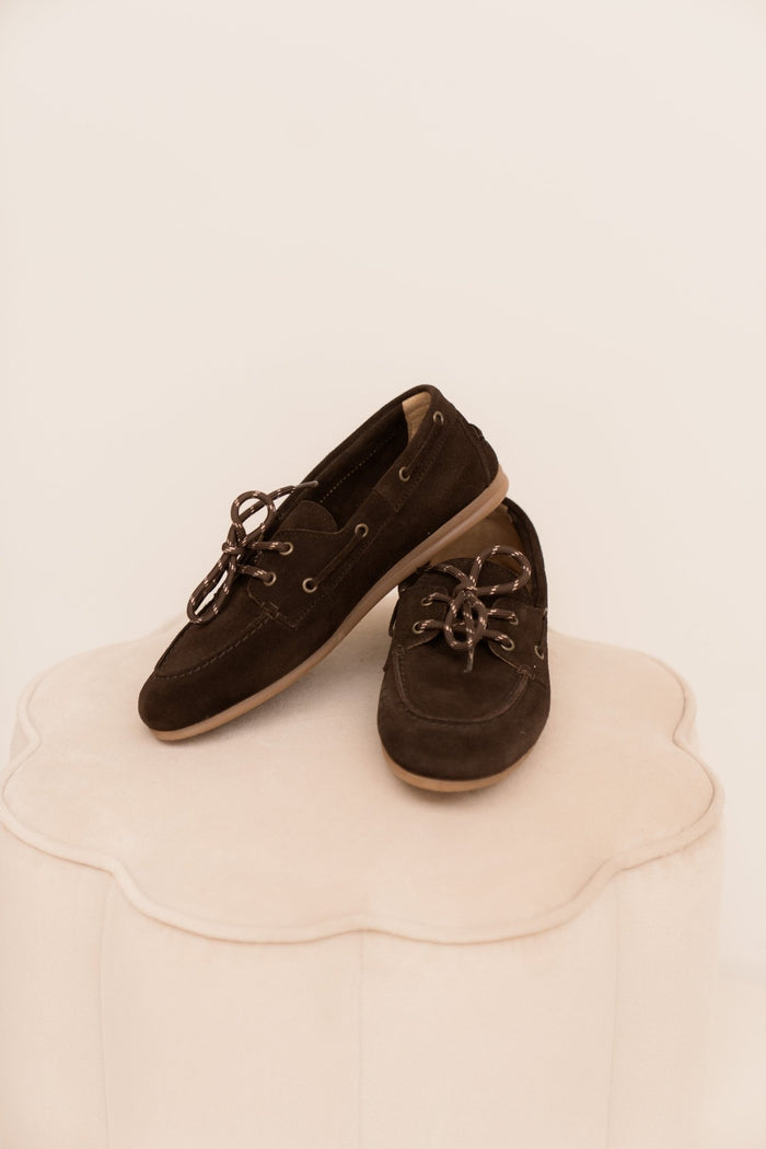 Blaricum bootschoenen bruin suede - Bij Keesje - Shoecolate