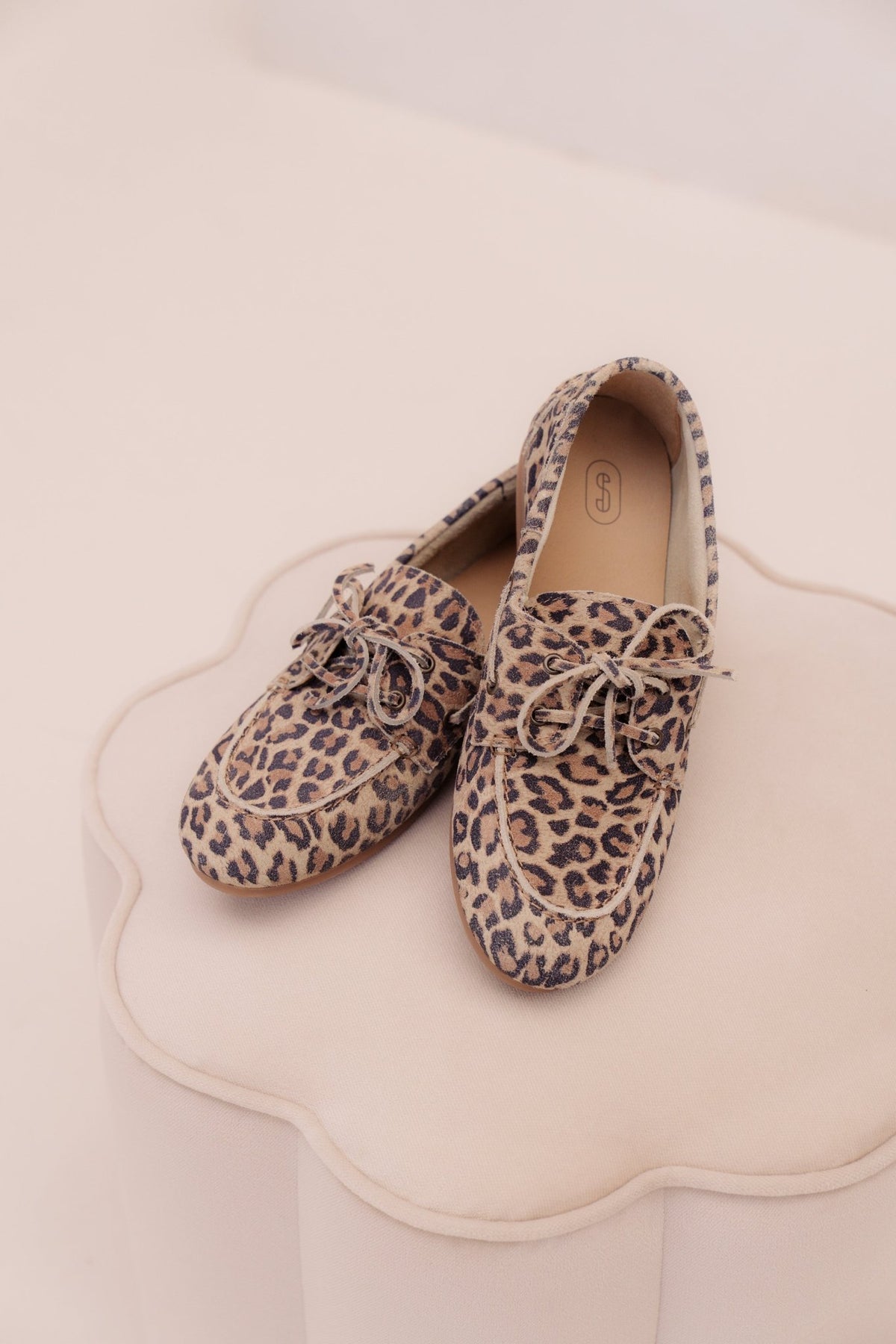Blaricum bootschoenen leopard beige - Bij Keesje - Shoecolate - Schoenen