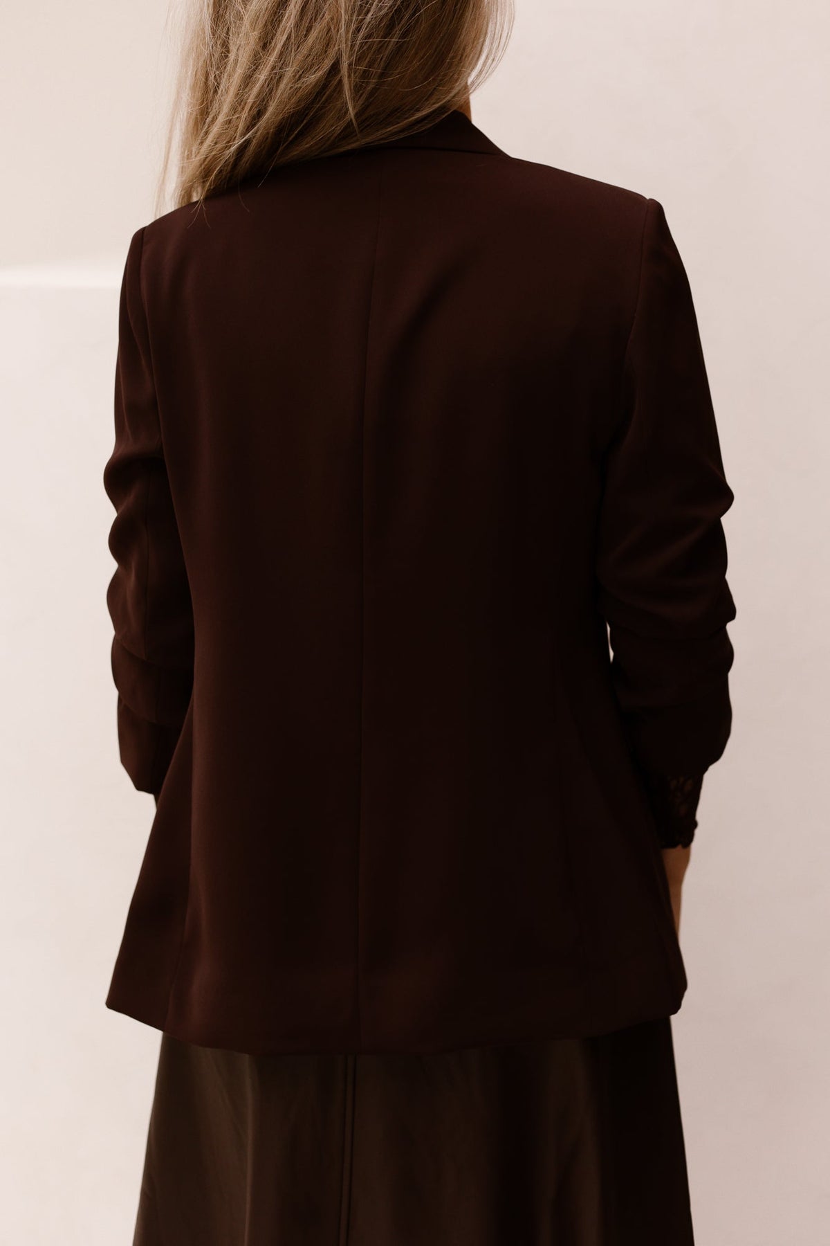 Blazer 3/4 slve - Cacao - 10501 - Bij Keesje - Esqualo - blazer