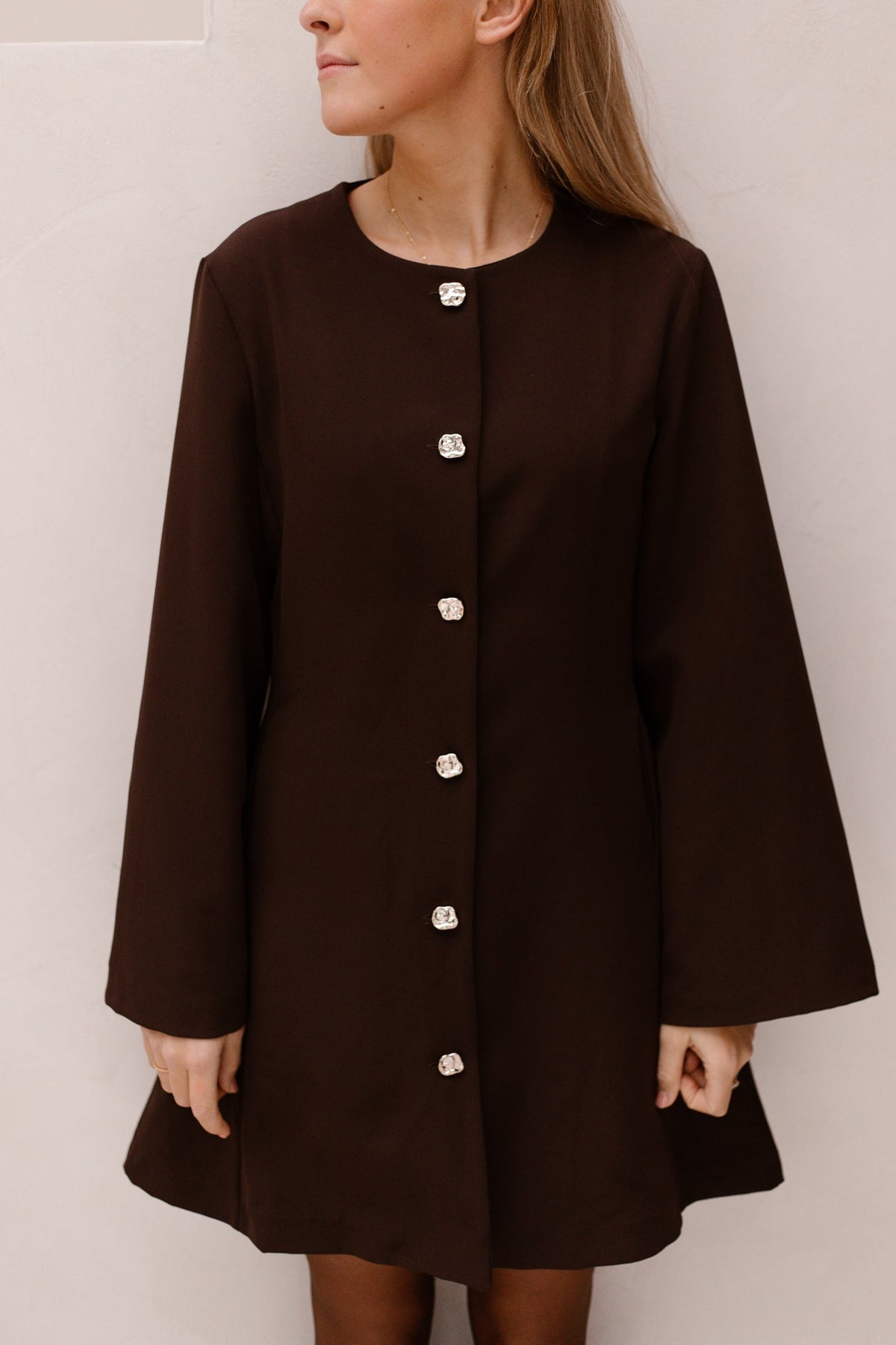 Blazer dress brown - Bij Keesje - Bij Keesje