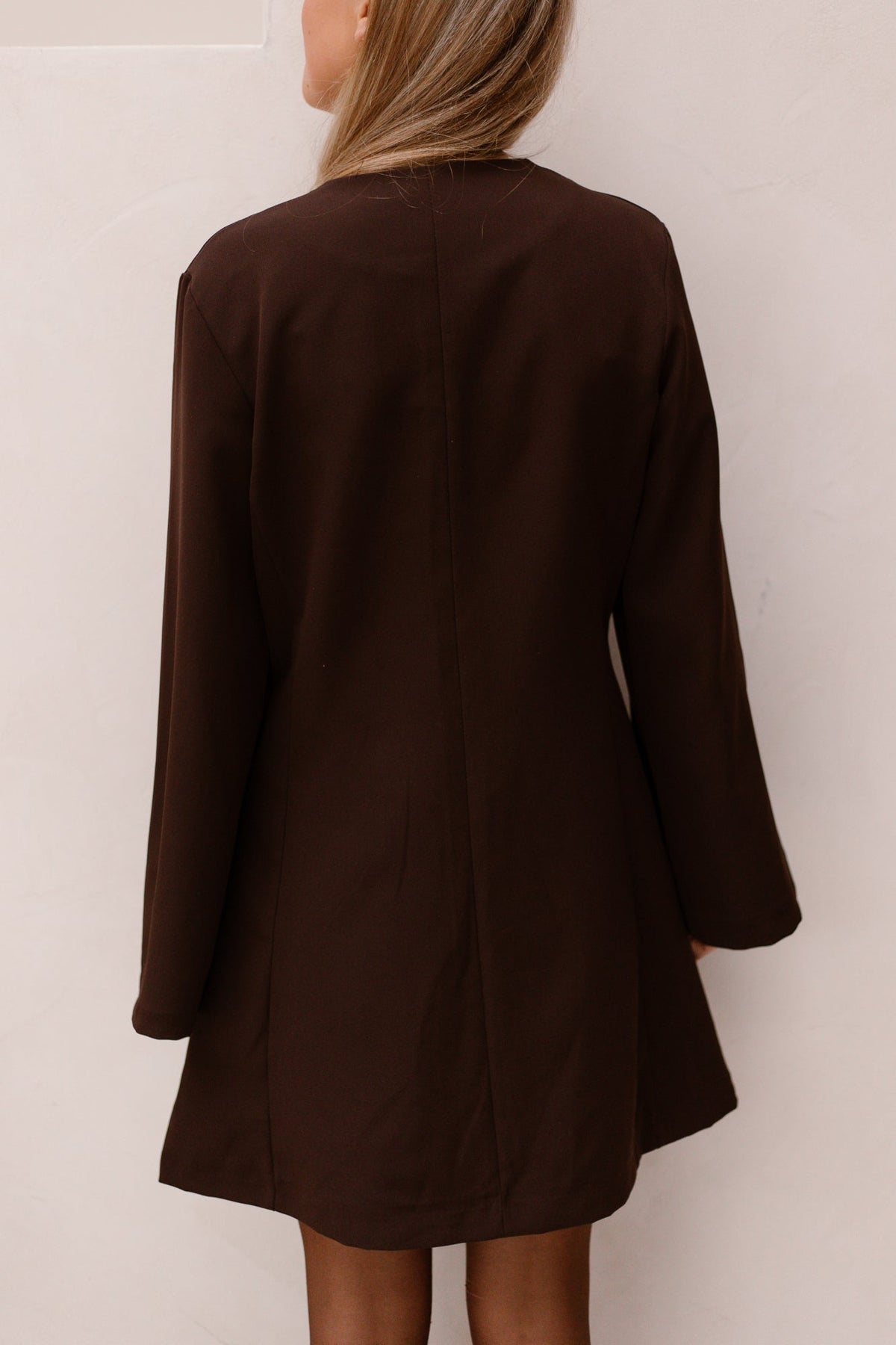 Blazer dress brown - Bij Keesje - Bij Keesje