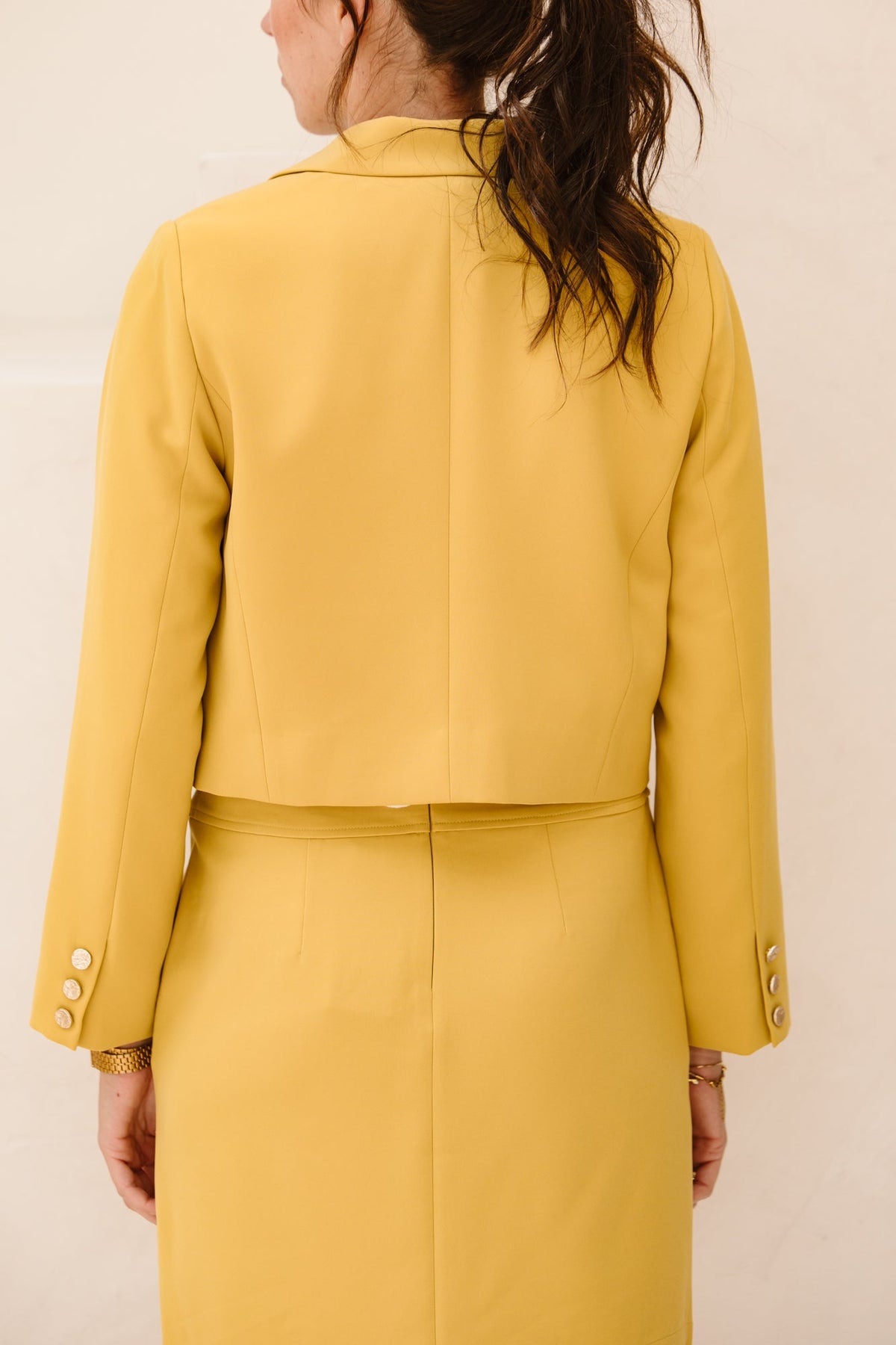 Blazer short city golden olive - Bij Keesje - Esqualo