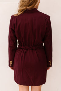 Blazora Dress Burgundy - Bij Keesje - Freebird - jurk