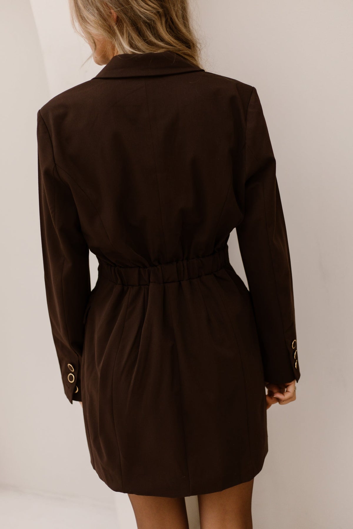 Blazora Dress Dark Chocolate - Bij Keesje - Freebird - Jurk