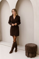 Blazora Dress Dark Chocolate