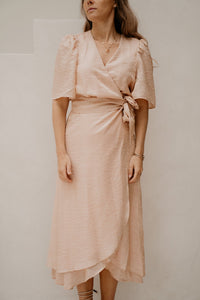 Blossom layer dress melon - Bij Keesje - Freebird - Jurk