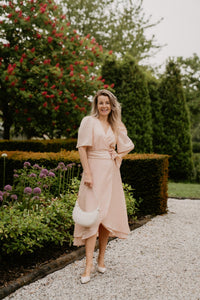 Blossom layer dress melon - Bij Keesje - Freebird - Jurk
