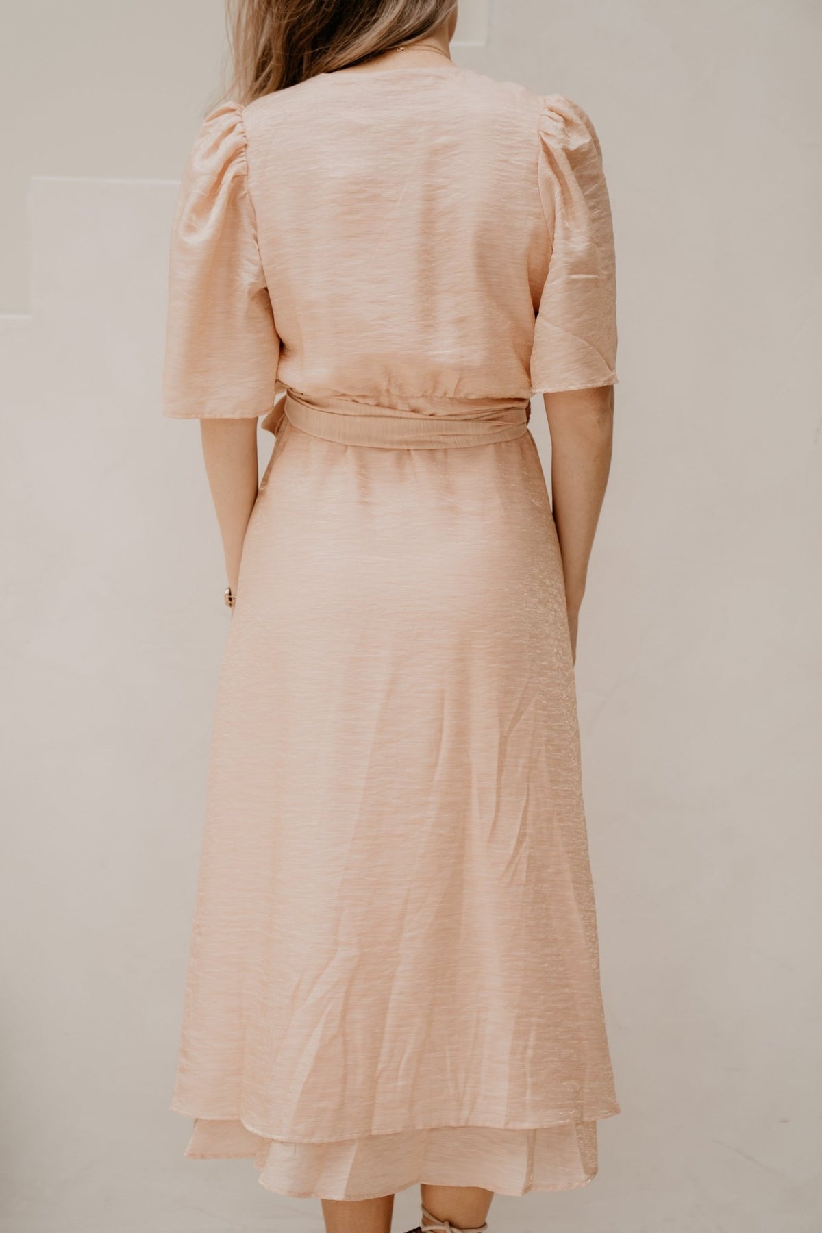 Blossom layer dress melon - Bij Keesje - Freebird - Jurk