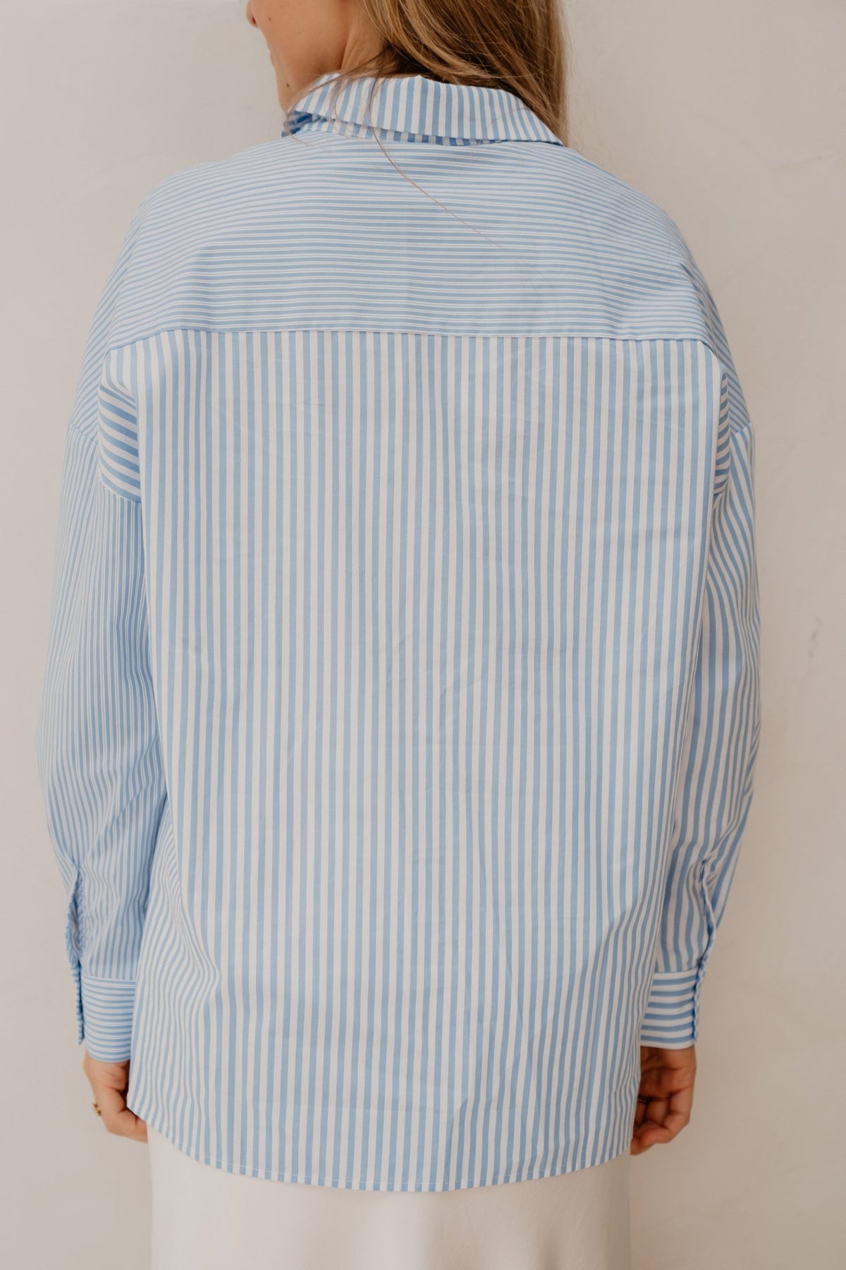 Blouse striped multi blue - white - Bij Keesje - Esqualo - Blouse