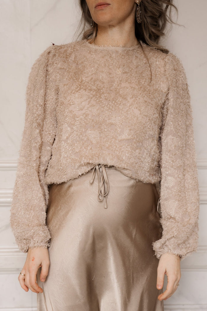 Bodée blouse beige - Bij Keesje - Bij Keesje