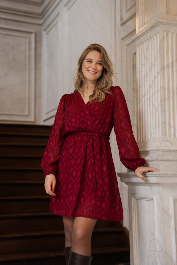 Bodien dress bordeaux - Bij Keesje - Bij Keesje
