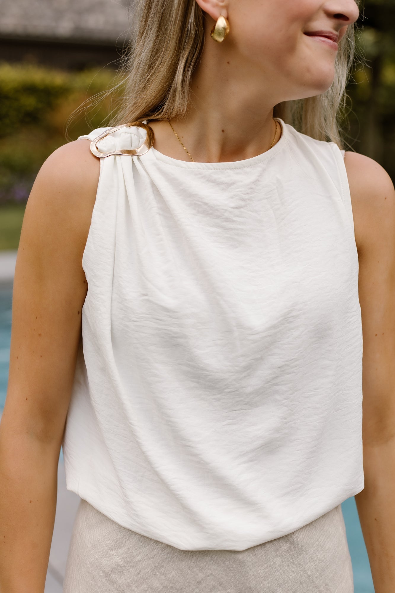 Bodil top detail wit - Bij Keesje - Bij Keesje - Top