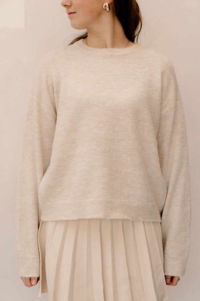 Bodine sweater beige - Bij Keesje - Bij Keesje