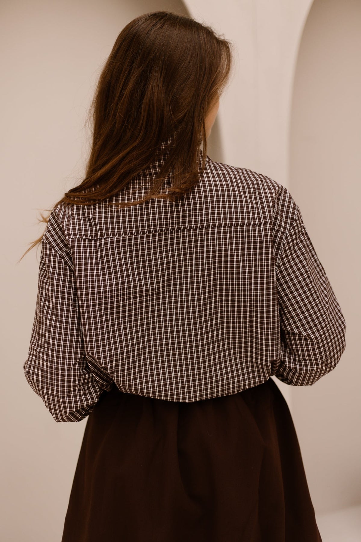 Bomber jacket brown/ecru - Bij Keesje - Bij Keesje - Jas