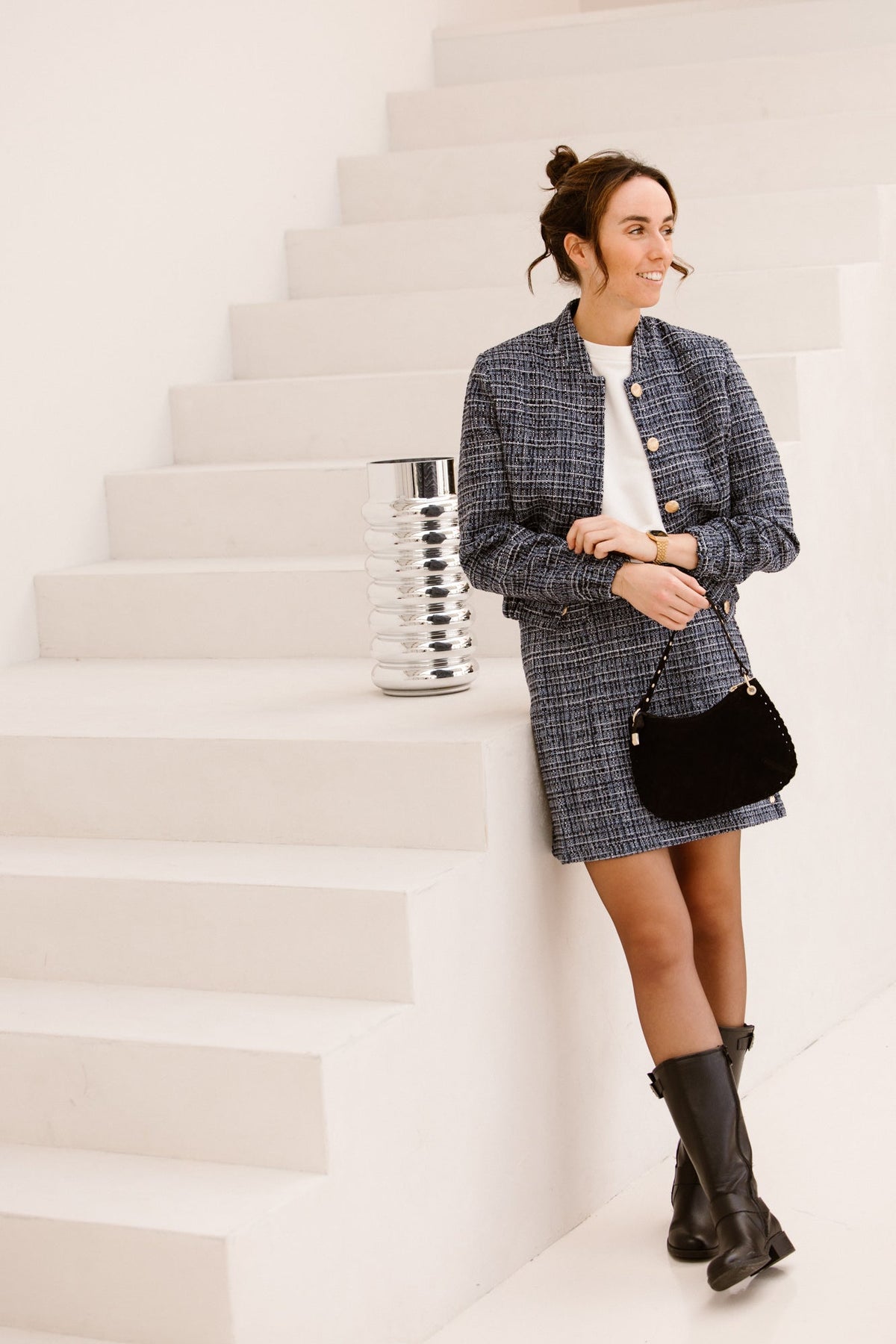 Bomber Romee blue boucle E4 25 - 038 - Bij Keesje - Elvira