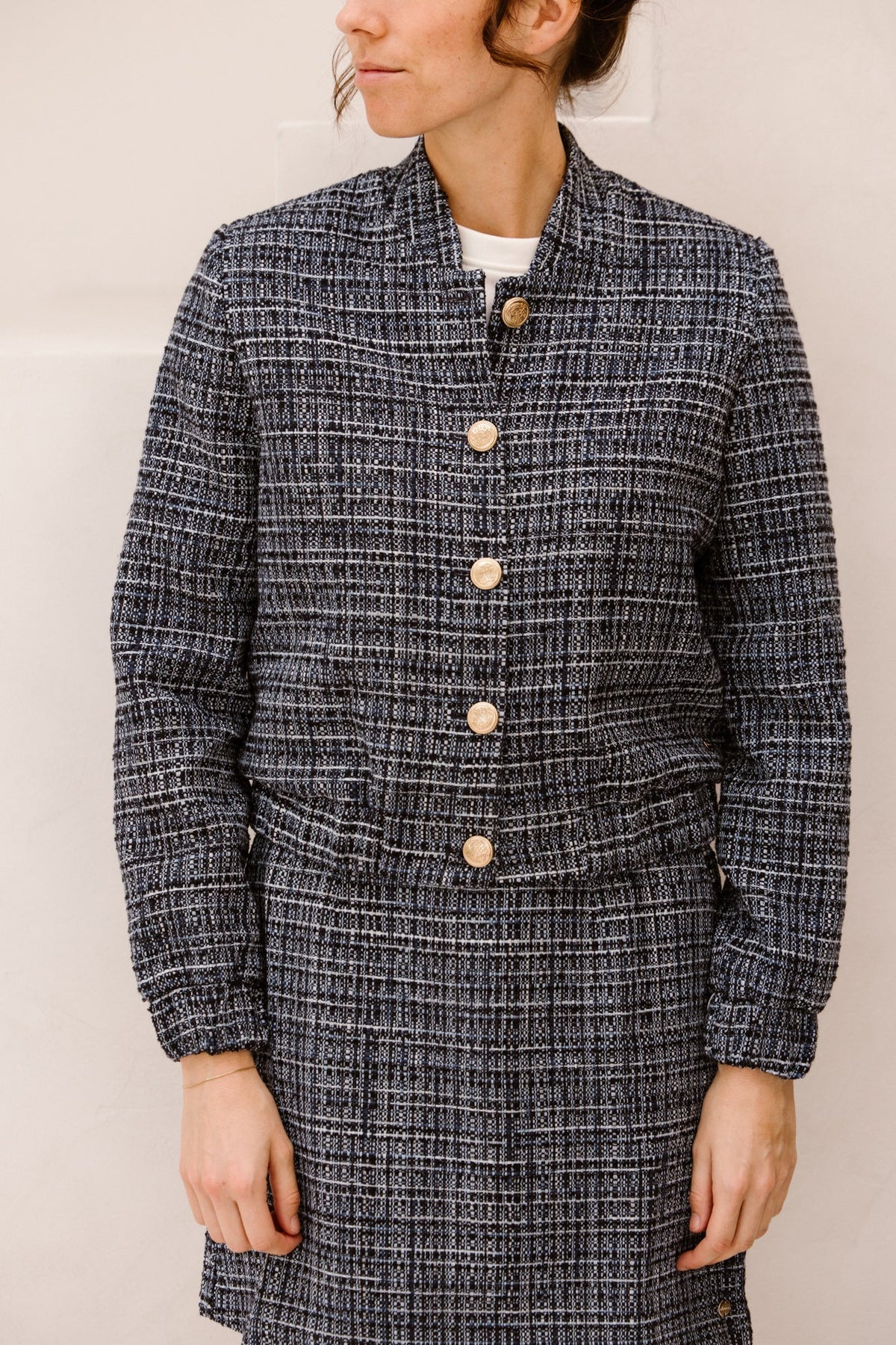 Bomber Romee blue boucle E4 25 - 038 - Bij Keesje - Elvira