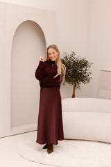 Bovary skirt burgundy