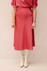 Bovary Skirt Cherry pink - Bij Keesje - Neo Noir - rok