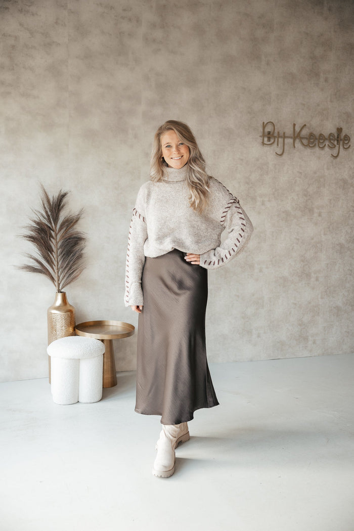 Bovary skirt dark brown NN - Bij Keesje