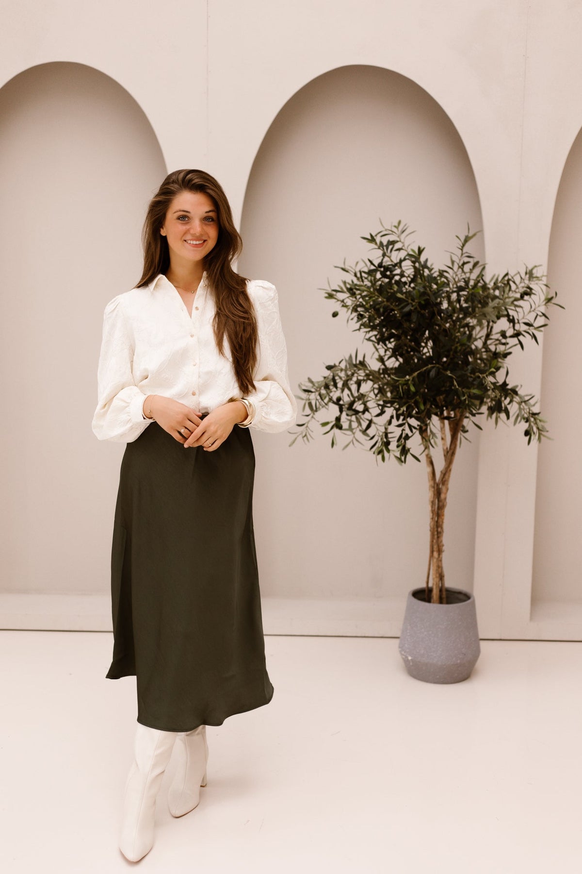 Bovary Skirt Deep Green - Bij Keesje - Neo Noir - rok