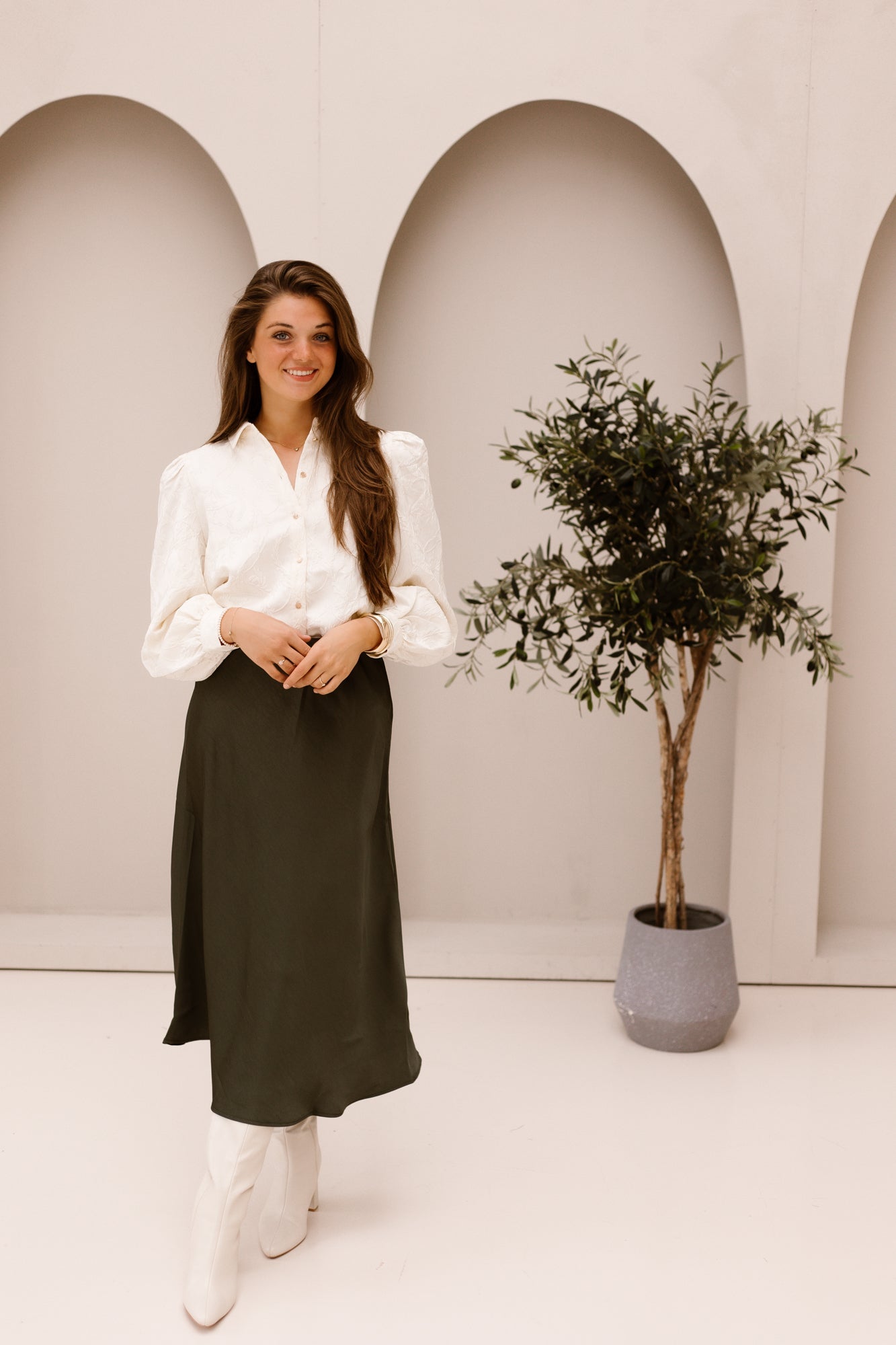 Bovary Skirt Deep Green - Bij Keesje - Neo Noir - rok
