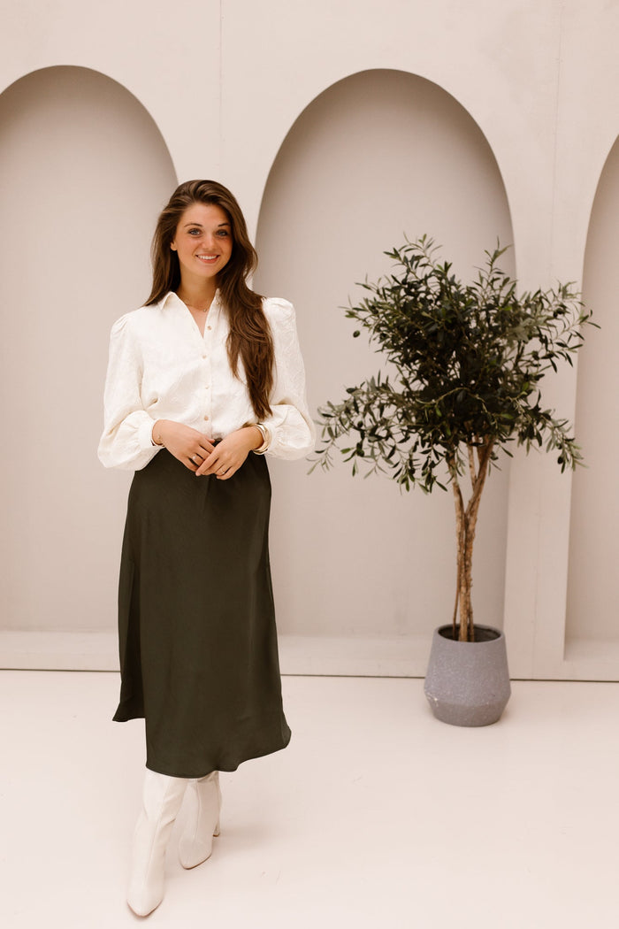Bovary Skirt Deep Green - Bij Keesje - Neo Noir - rok