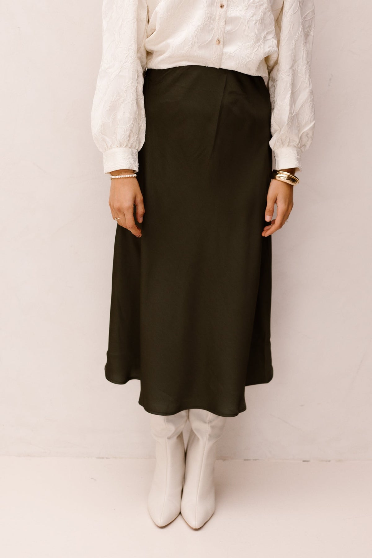 Bovary Skirt Deep Green - Bij Keesje - Neo Noir - rok