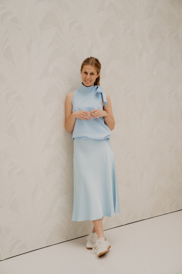 Bovary skirt light blue - Bij Keesje - Neo Noir - Rok