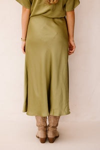 Bovary Skirt Sage Green - Bij Keesje - Neo Noir