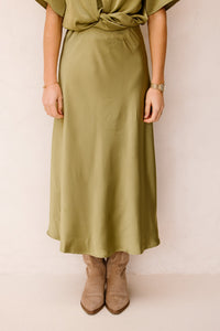 Bovary Skirt Sage Green - Bij Keesje - Neo Noir