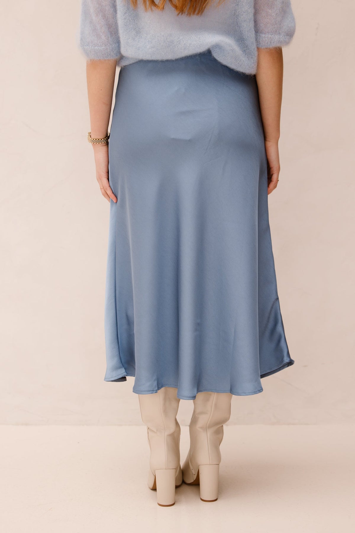 Bovary Skirt Smoke blue - Bij Keesje - Neo Noir - rok