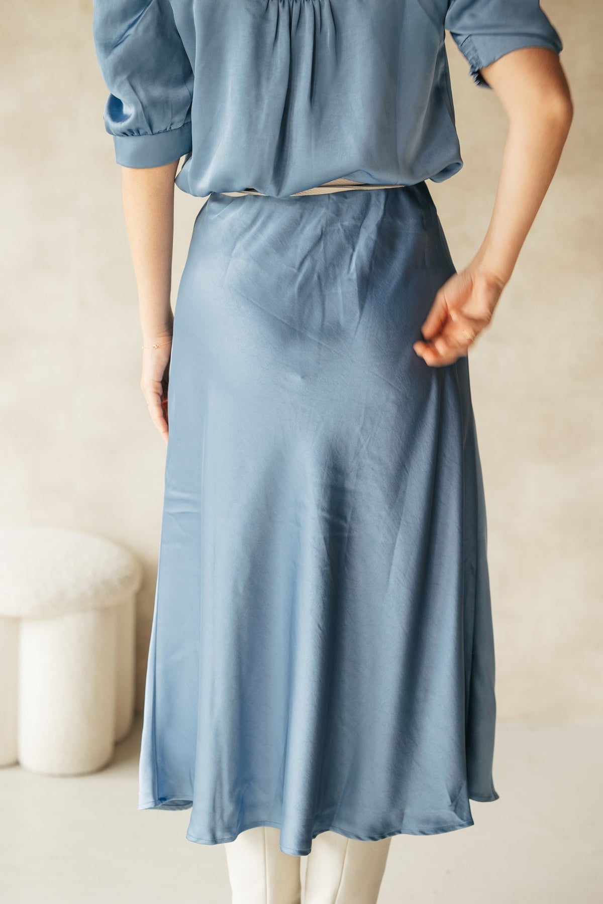 Bovary skirt smoke blue NN - Bij Keesje