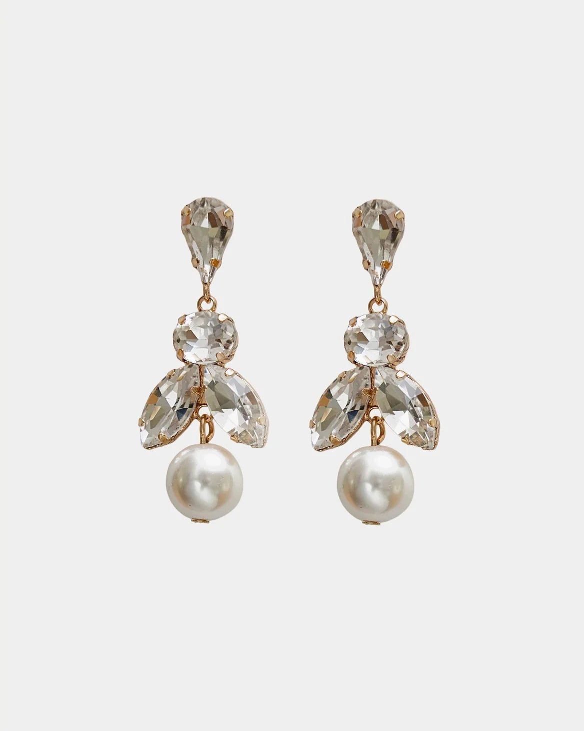 BOW19 Aria Earrings Clear - Bij Keesje - BOW19 - Oorbellen