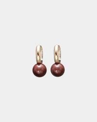 BOW19 Earring Amelie bruin - Bij Keesje - BOW19 - Oorbellen