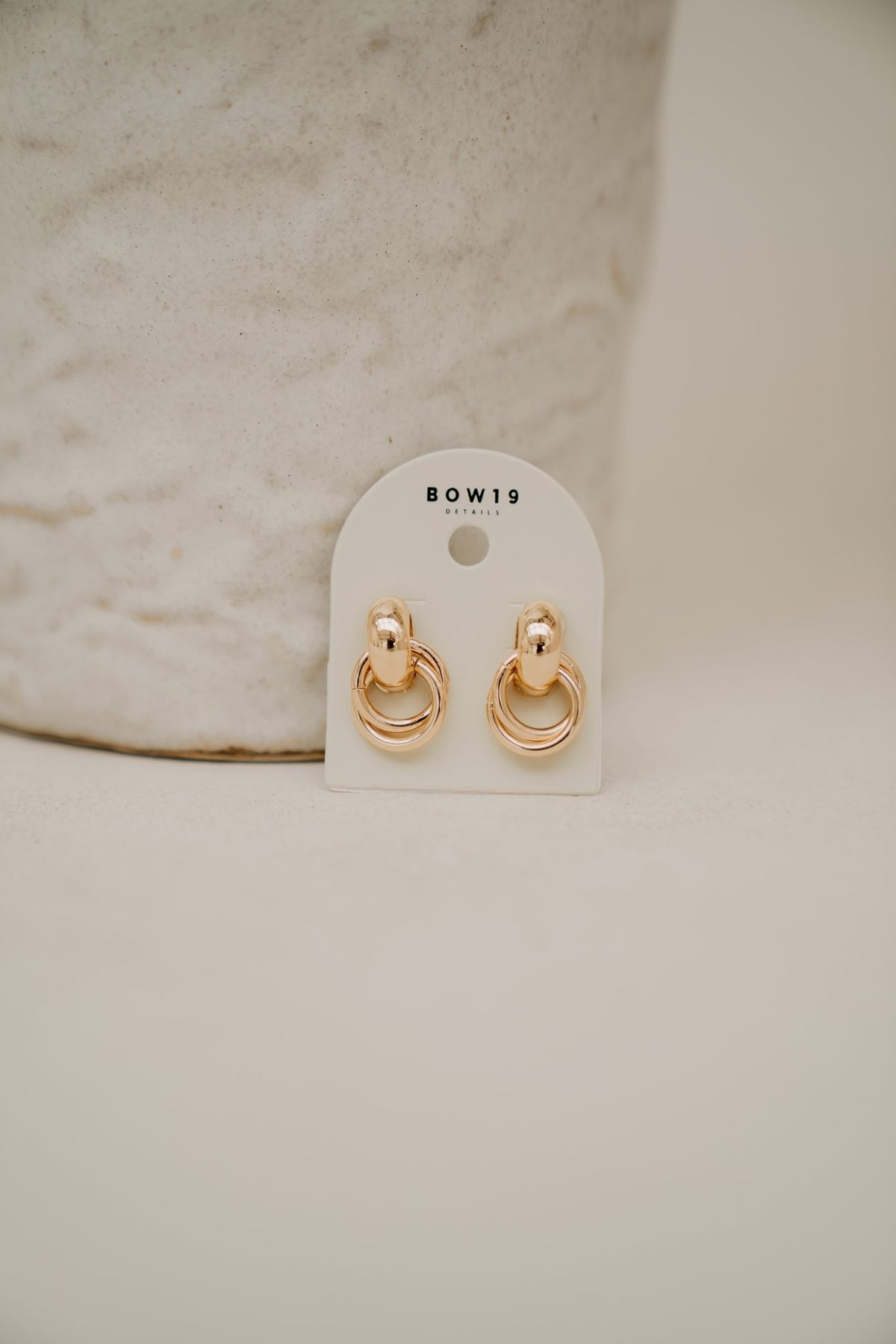 BOW19 Earring Claude gold - Bij Keesje - BOW19 -