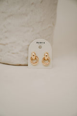 Earrings Flower White Pearl