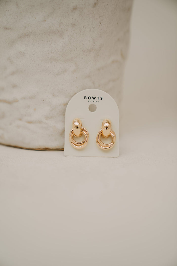 BOW19 Earring Claude gold - Bij Keesje - BOW19 -