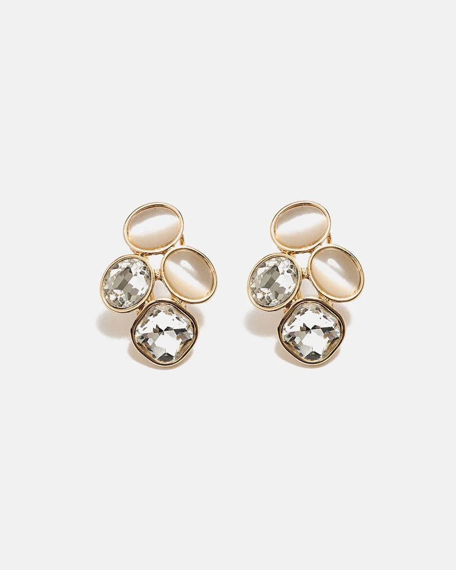 BOW19 Earring Hazel pearl - Bij Keesje - BOW19 - Oorbellen