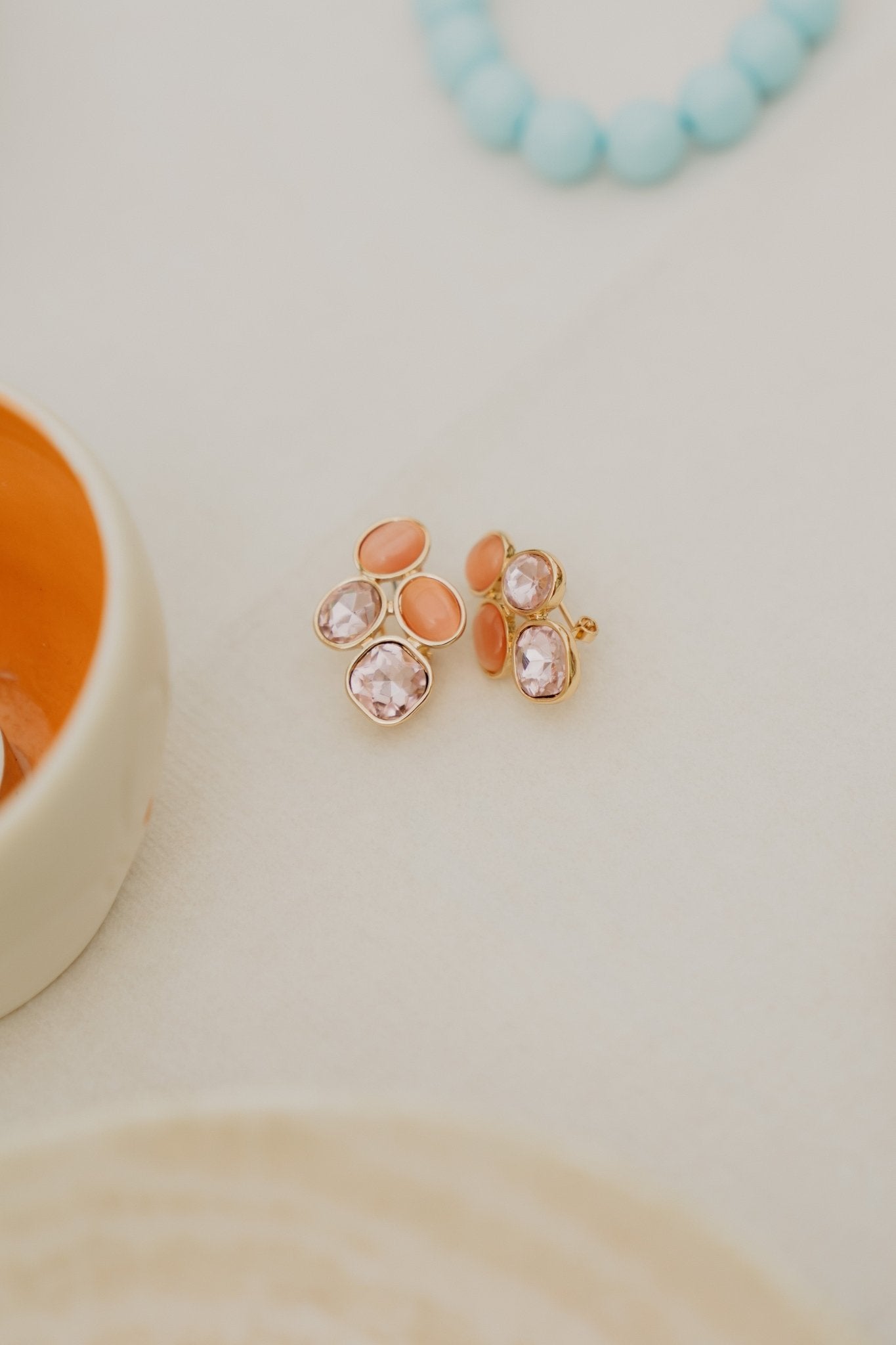 BOW19 Earring Hazel pink - Bij Keesje - BOW19 - Oorbellen