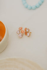 BOW19 Earring Hazel pink - Bij Keesje - BOW19 - Oorbellen