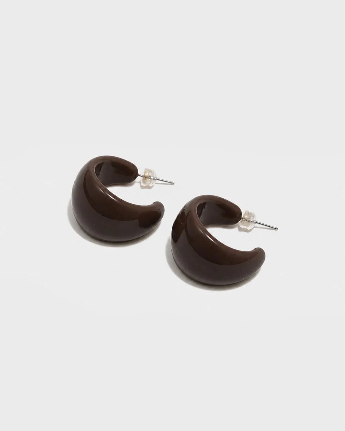 BOW19 Earring Noella brown - Bij Keesje - BOW19 - 