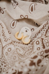 BOW19 Earring Noella light yellow - Bij Keesje - BOW19 - 