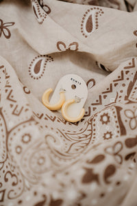 BOW19 Earring Noella light yellow - Bij Keesje - BOW19 - 